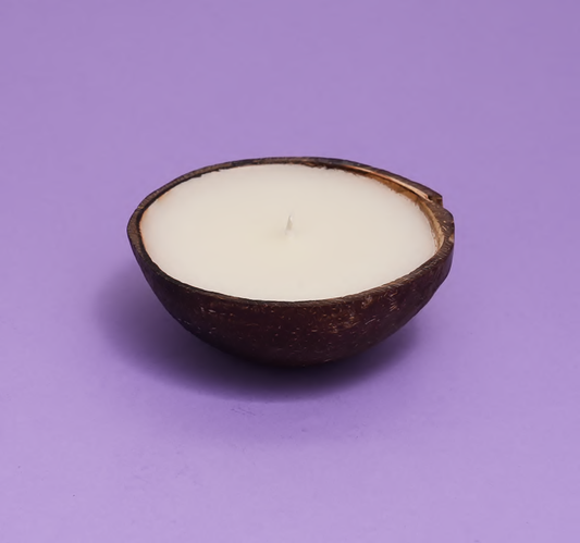 Coconut Scented Diya Candle (Pack of three)