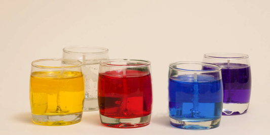 Gel Glass Candle (Pack of 5)