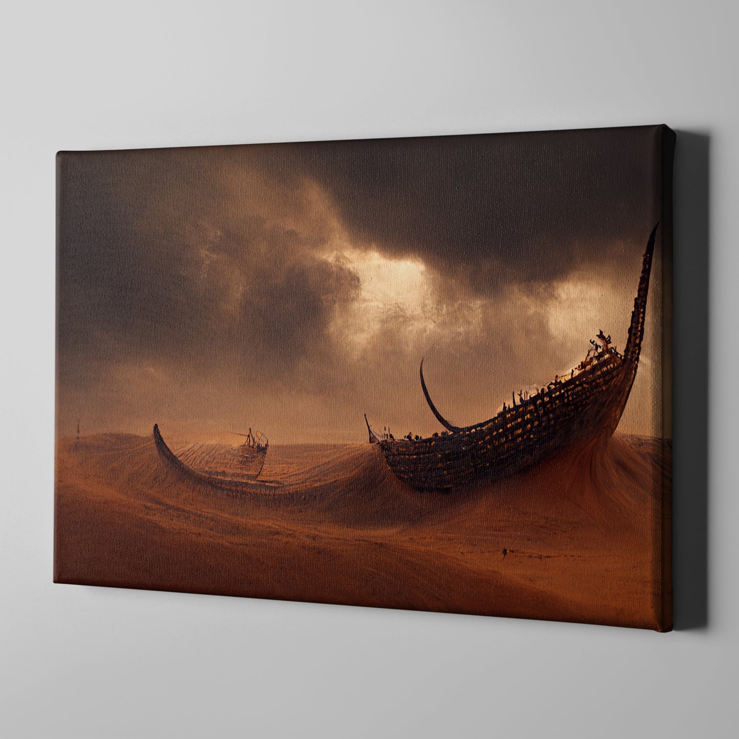 Ship in a desert