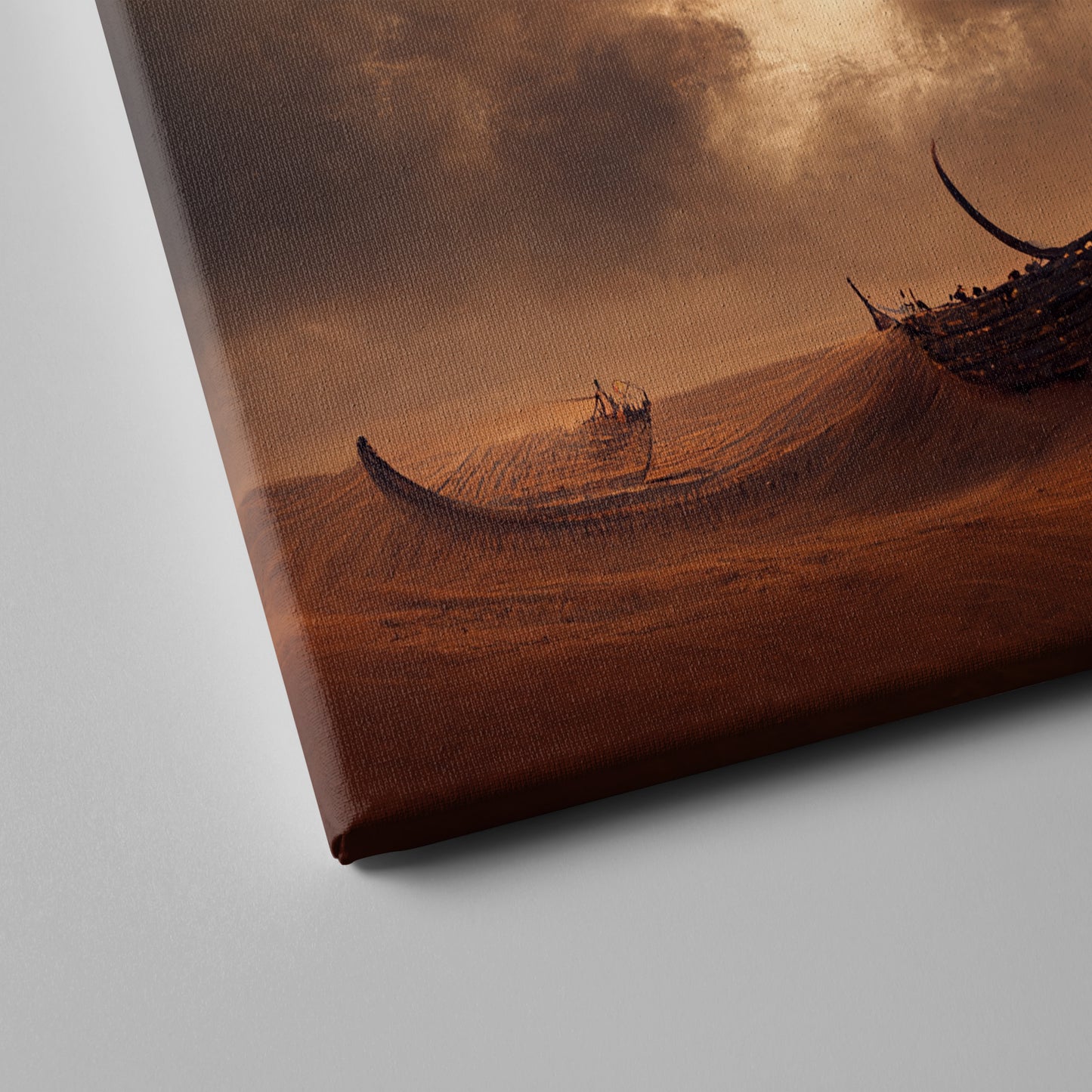 Ship in a desert