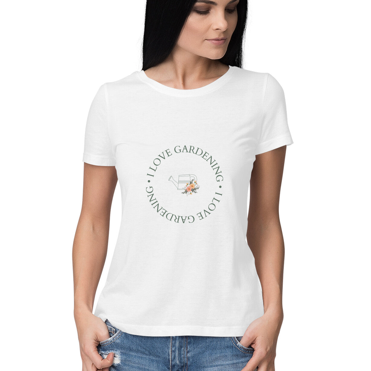I love Gardening T-shirt for women