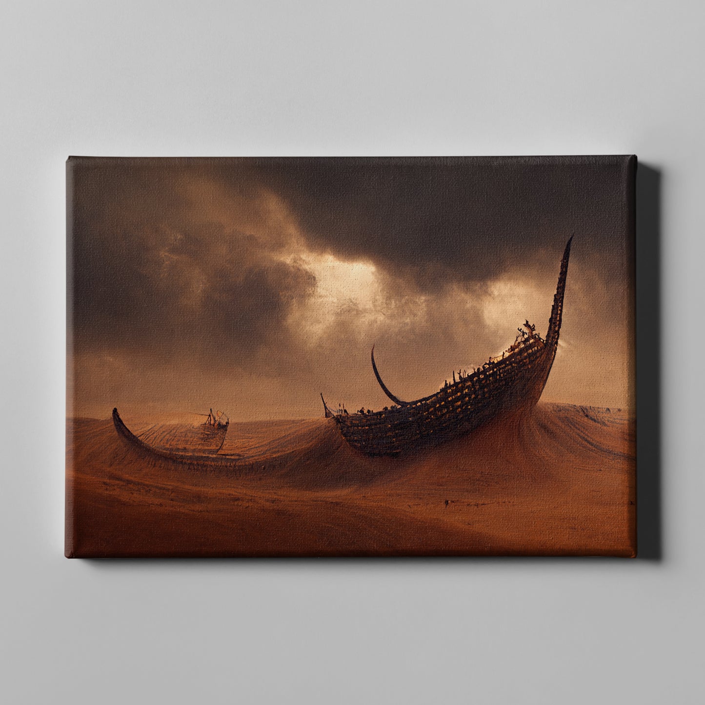 Ship in a desert